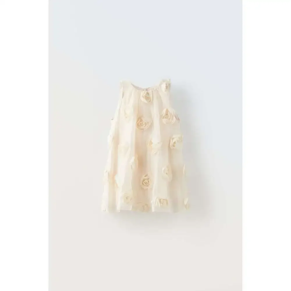 3D FLORAL DRESS